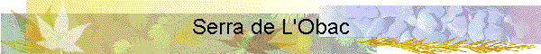 Serra de L'Obac